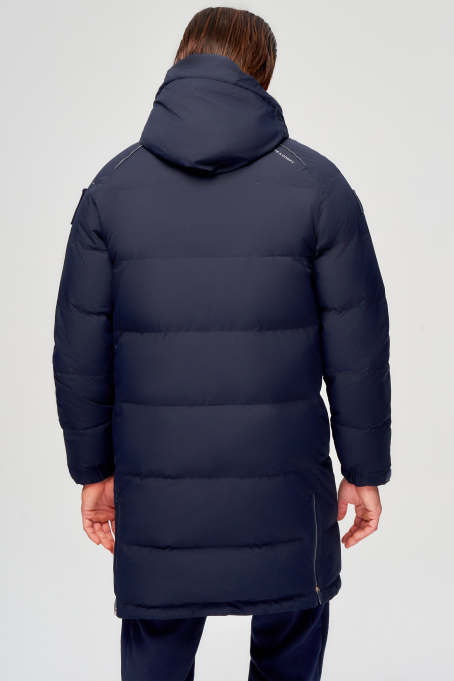 Куртка утепленная (пуховая) мужская (синий/синий)