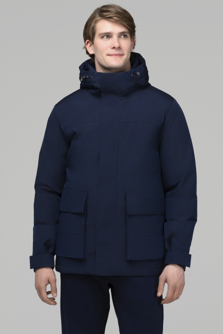 Пуховик с утеплителем из натурального пуха мужской