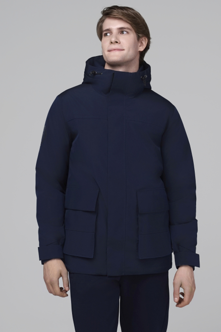 Пуховик с утеплителем из натурального пуха мужской