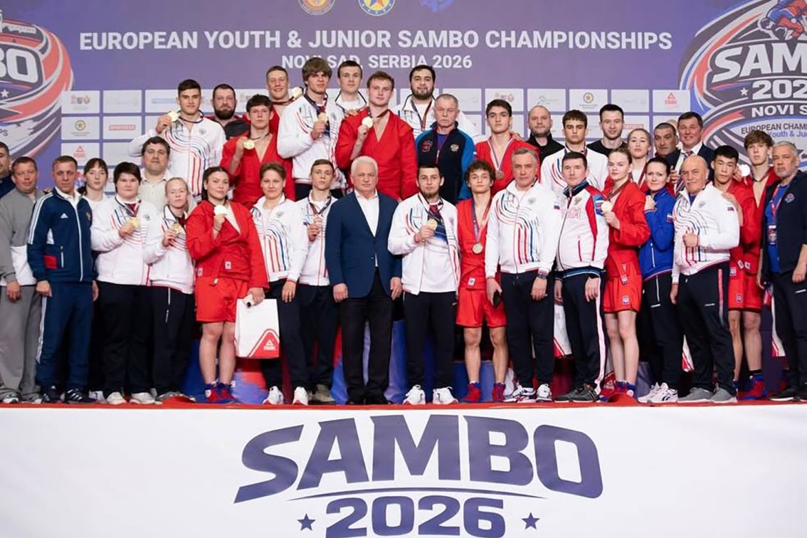 Юниорская сборная России – лидер Первенства Европы по самбо