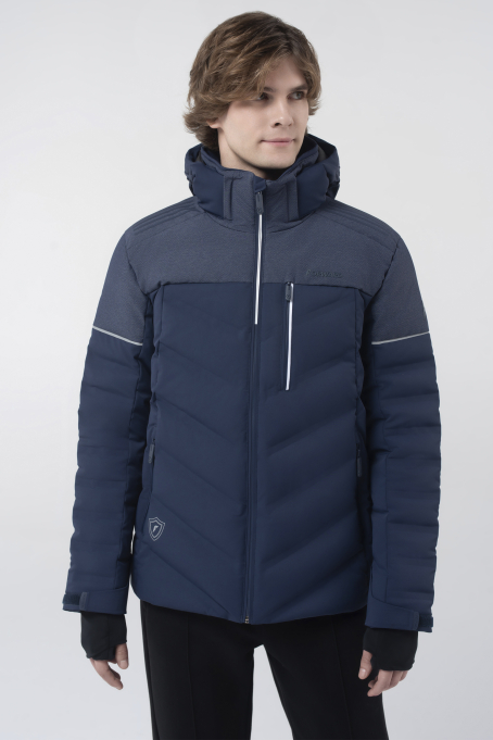 Пуховик с утеплителем из натурального пуха мужской